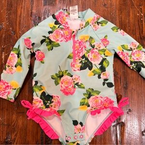 Betsey Johnson Long Sleeve Kids Swimwear size 18 Months